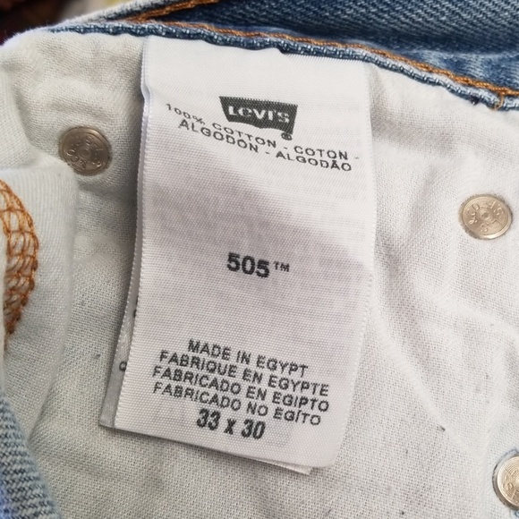 Levi's Jeans Distressed Faded Holes Sz 33/30 - Picture 8 of 8